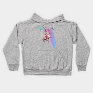 Flamingo Bay Florida Kids Hoodie